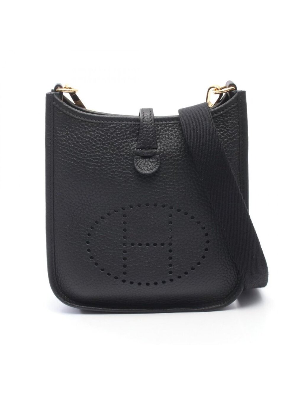 Hermes Shoulder Bag Evelyne TPM Black Amazon